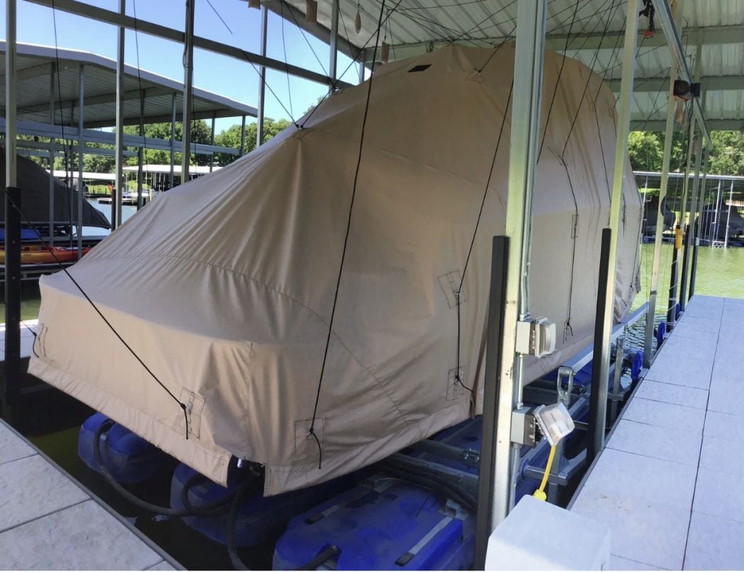 Automatic Pontoon Boat Cover
