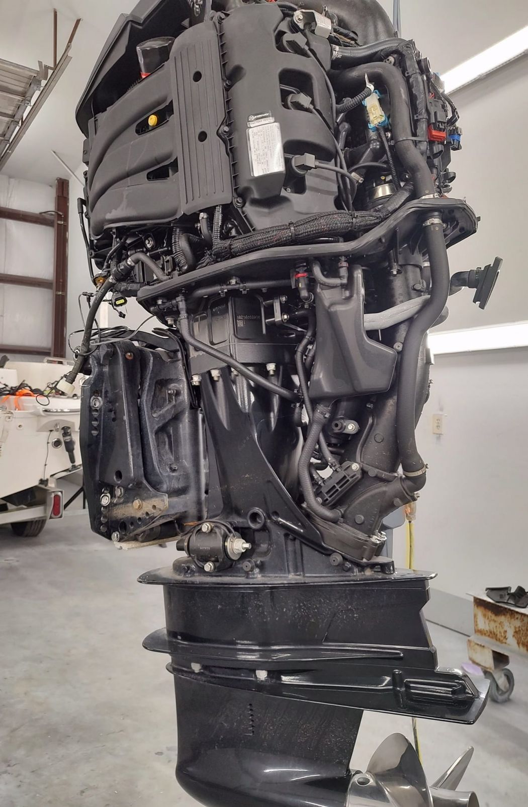 Custom Painted Mercury 225HP Outboards
