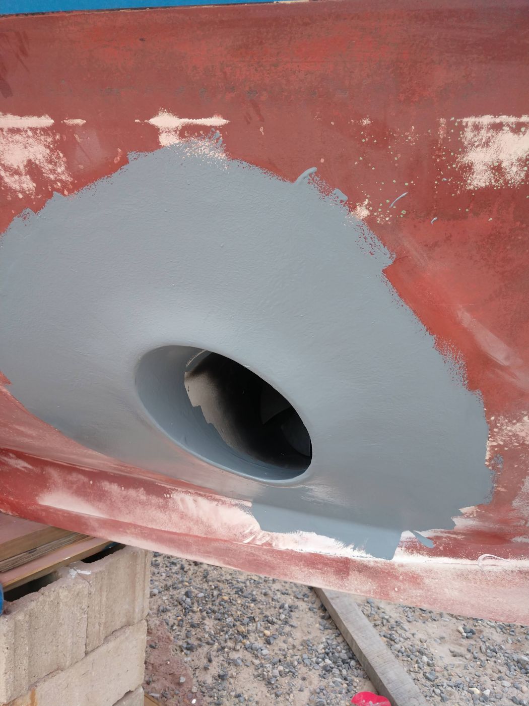 Bow Thruster Installation - Young Brothers commercial fishing boat