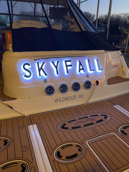 illuminated yachts led lights