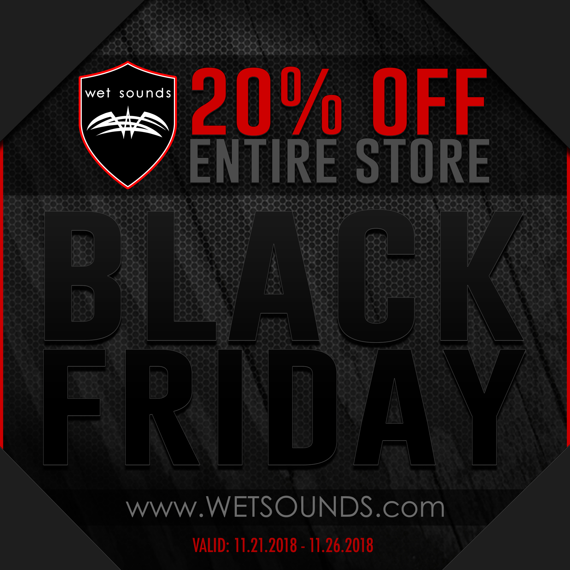 wet sounds black friday