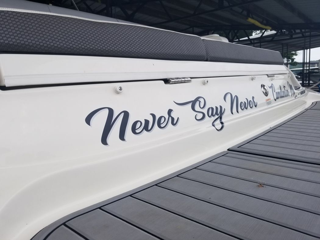 Never say never boat name