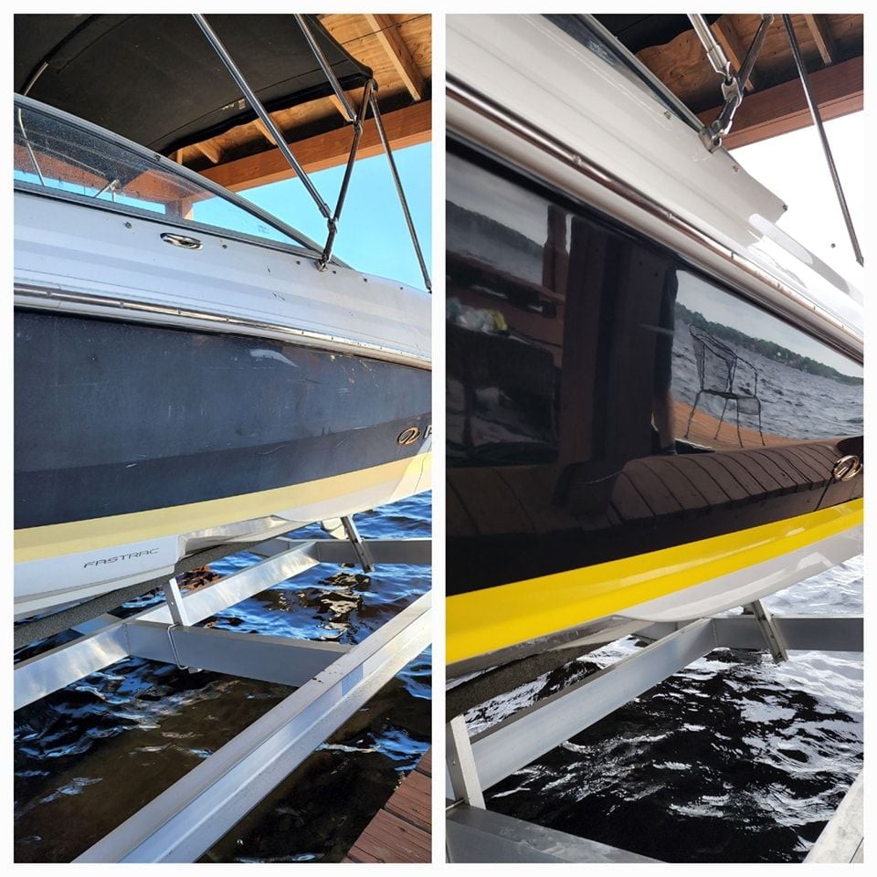 Before & After Boat Detailing Pictures