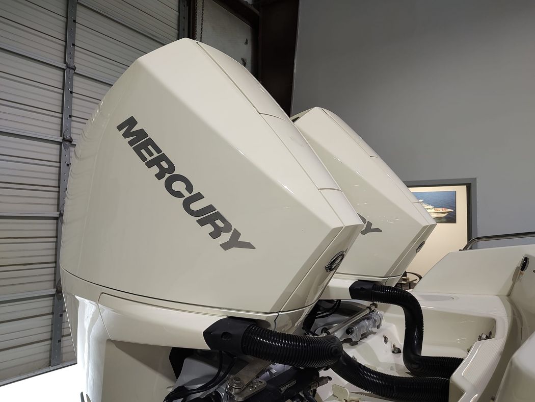 Custom Painted Mercury 225HP Outboards
