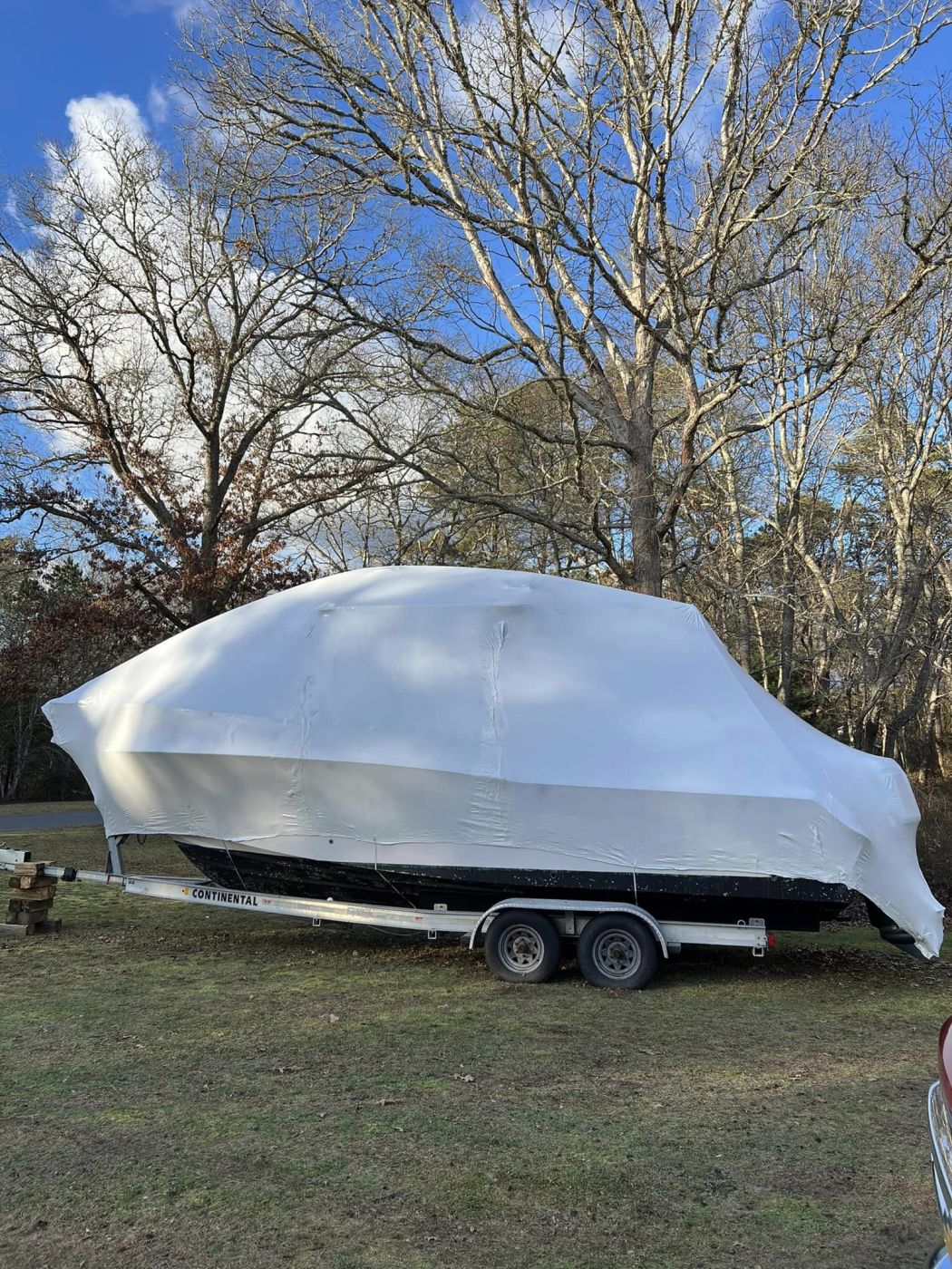 Boat Shrink Wrapping Cape Cod