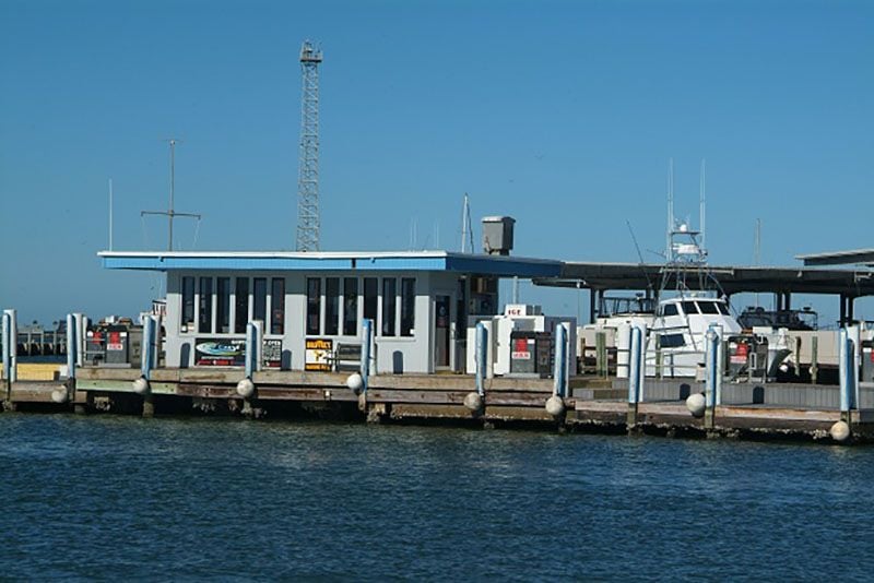 24 Hour Fuel Dock at Galveston Yacht Marina