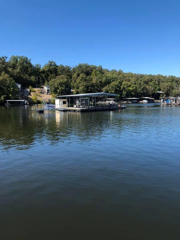 2 Slip Boat Dock with Shed