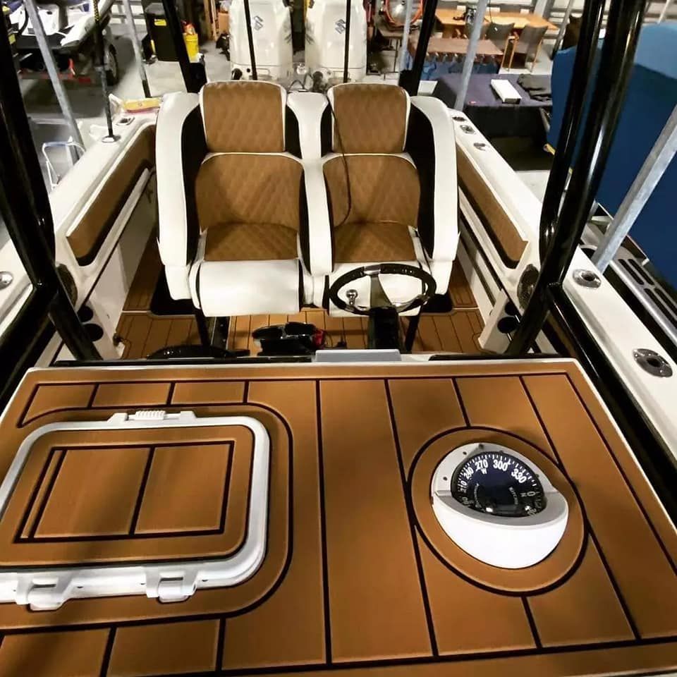 SeaDek Installation South Padre Island Southern Cooler & Marine