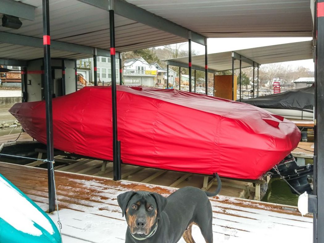 Red Full Boat Cover