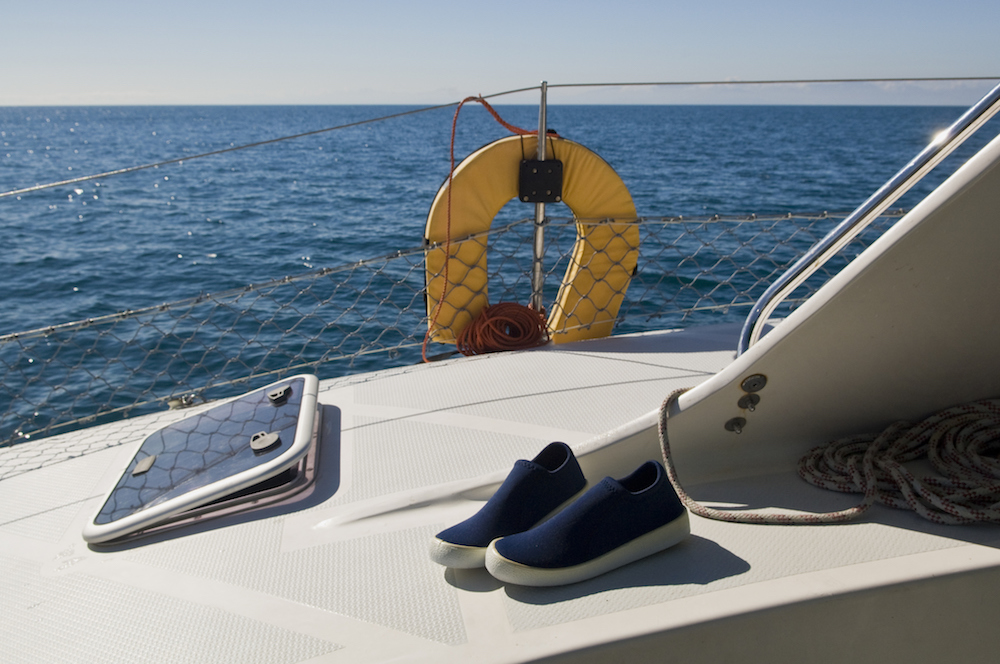 boat shoes on boat