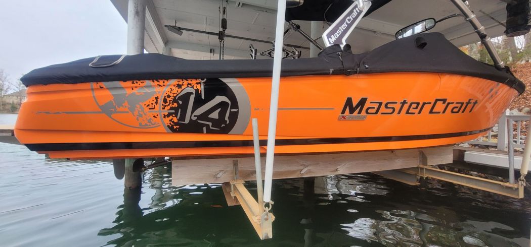 Orange Mastercraft Gel Coat Restoration