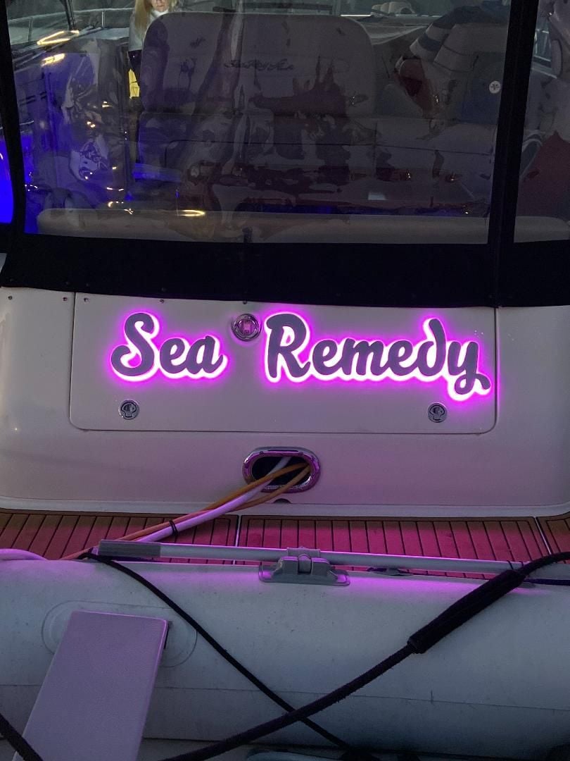 LED Boat Name Sea Ray 400 Sundancer