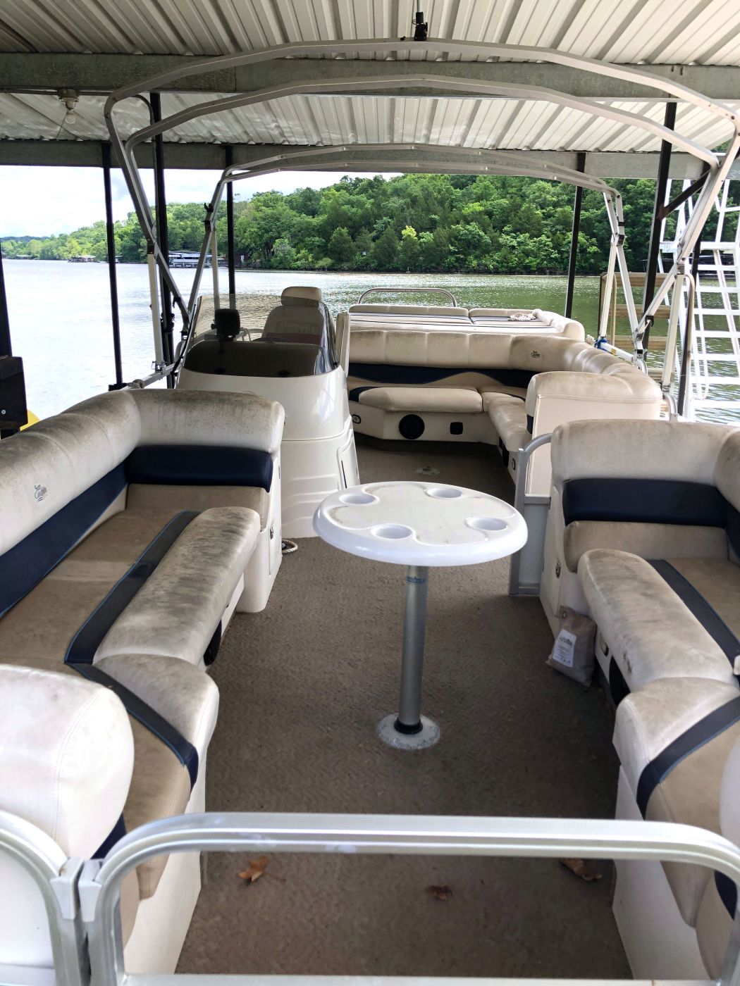 Pontoon Boat Cleaning