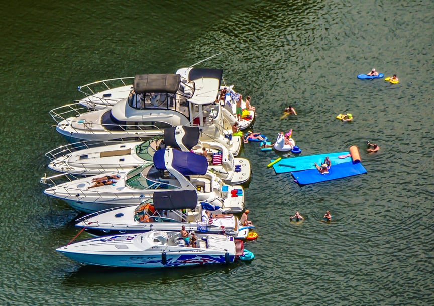 boats tied-up