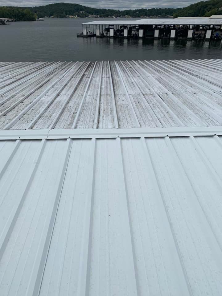 Lake of the Ozarks Boat Dock Roof Cleaning