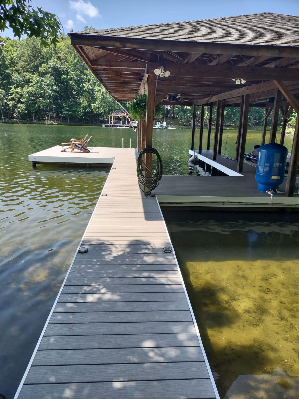 Lake Anna Boat Dock With Wolf Decking