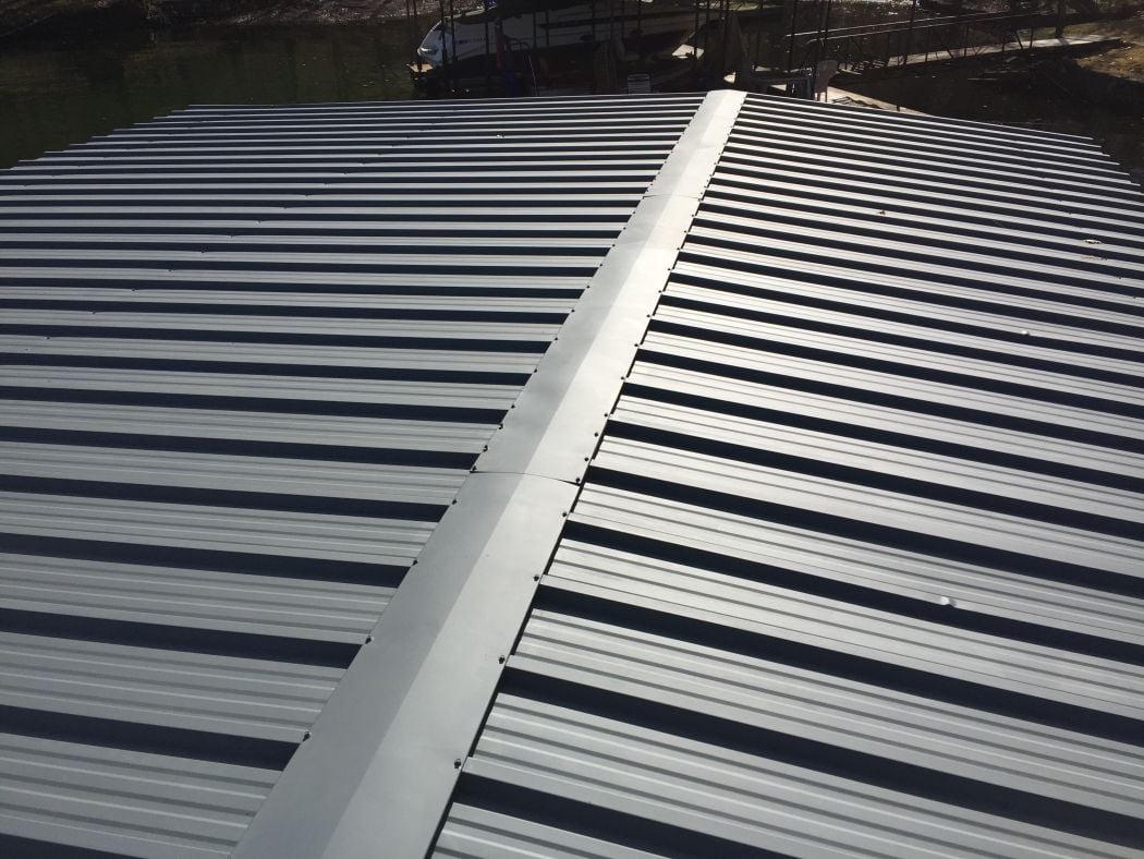 Boat Dock Roof Painting