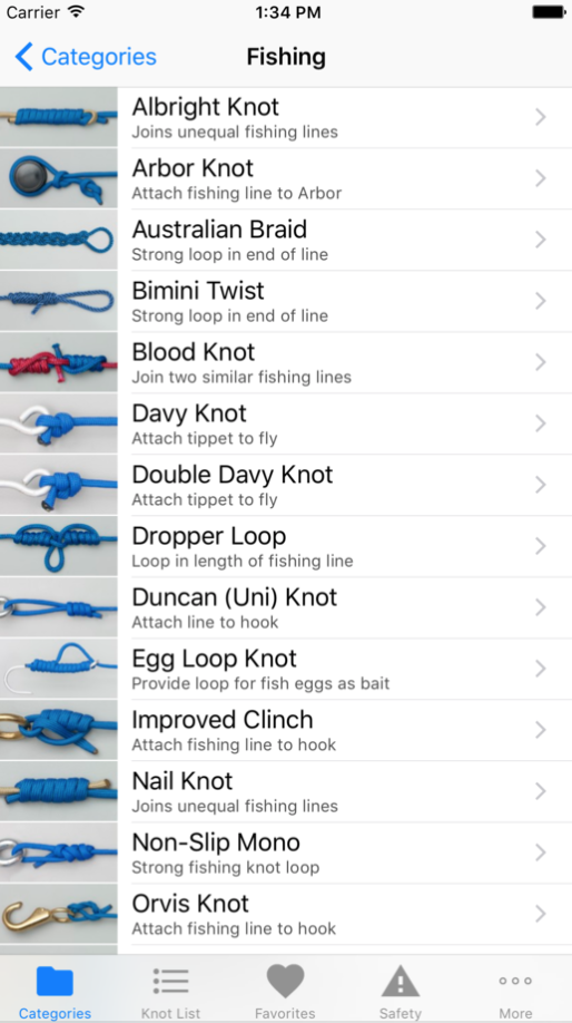 animated knots app fishing knots