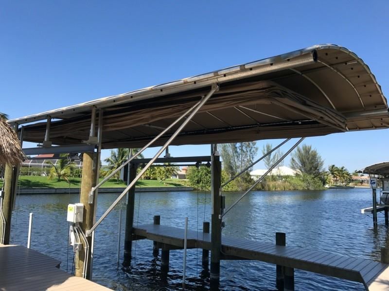 Boat Canopy And Automatic Boat Cover
