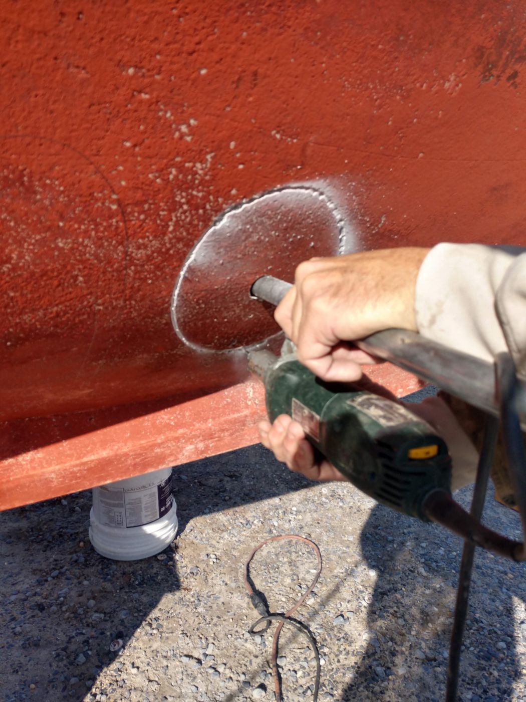 Bow Thruster Installation - Young Brothers commercial fishing boat