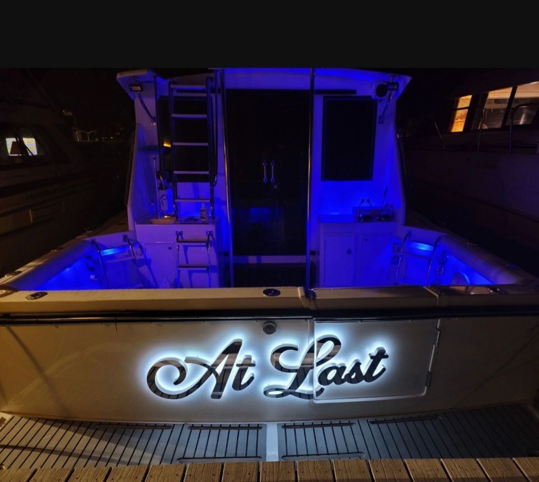 LED Boat Name Lake of the Ozarks