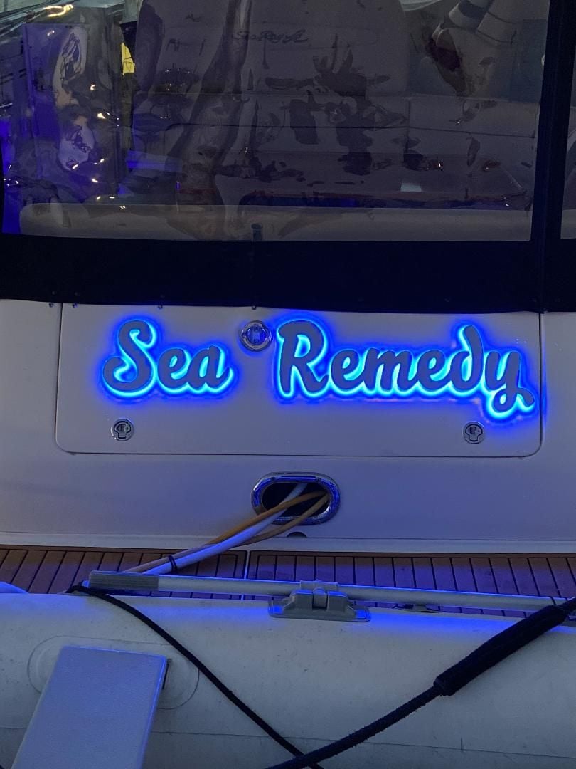 LED Boat Name Sea Ray 400 Sundancer