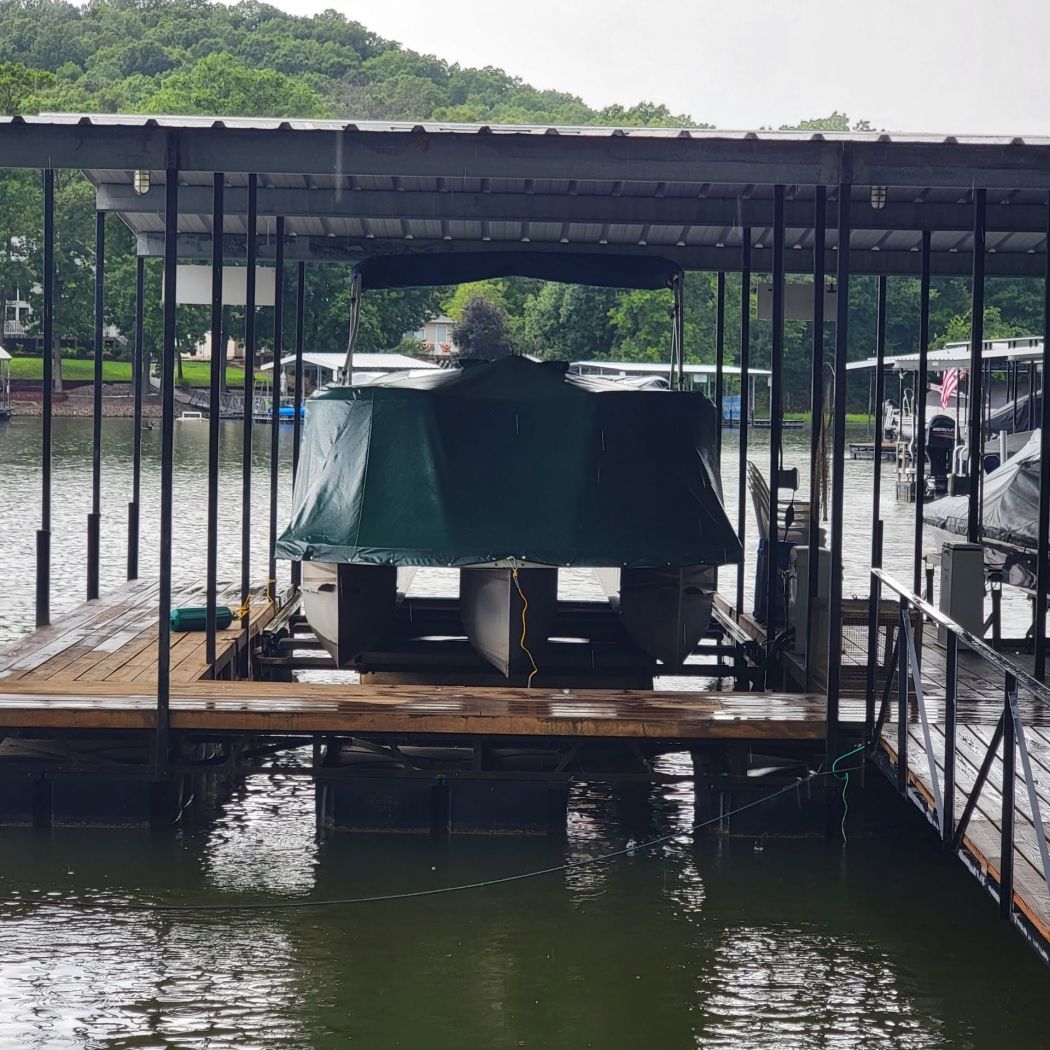 Boat Lift Repair Before And After