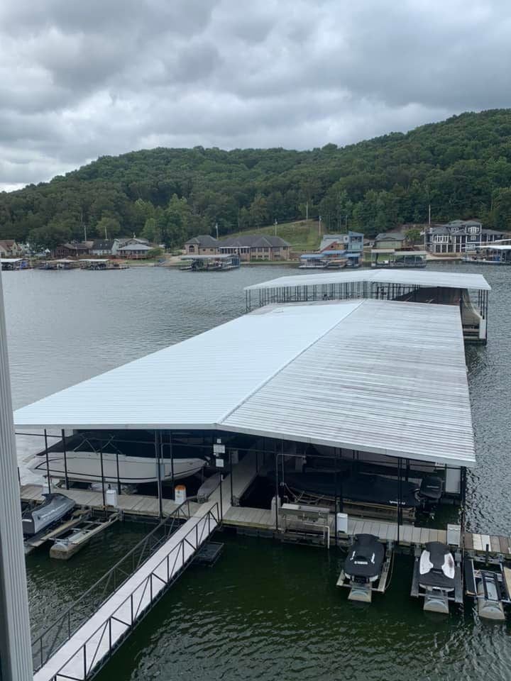 Lake of the Ozarks Boat Dock Roof Cleaning