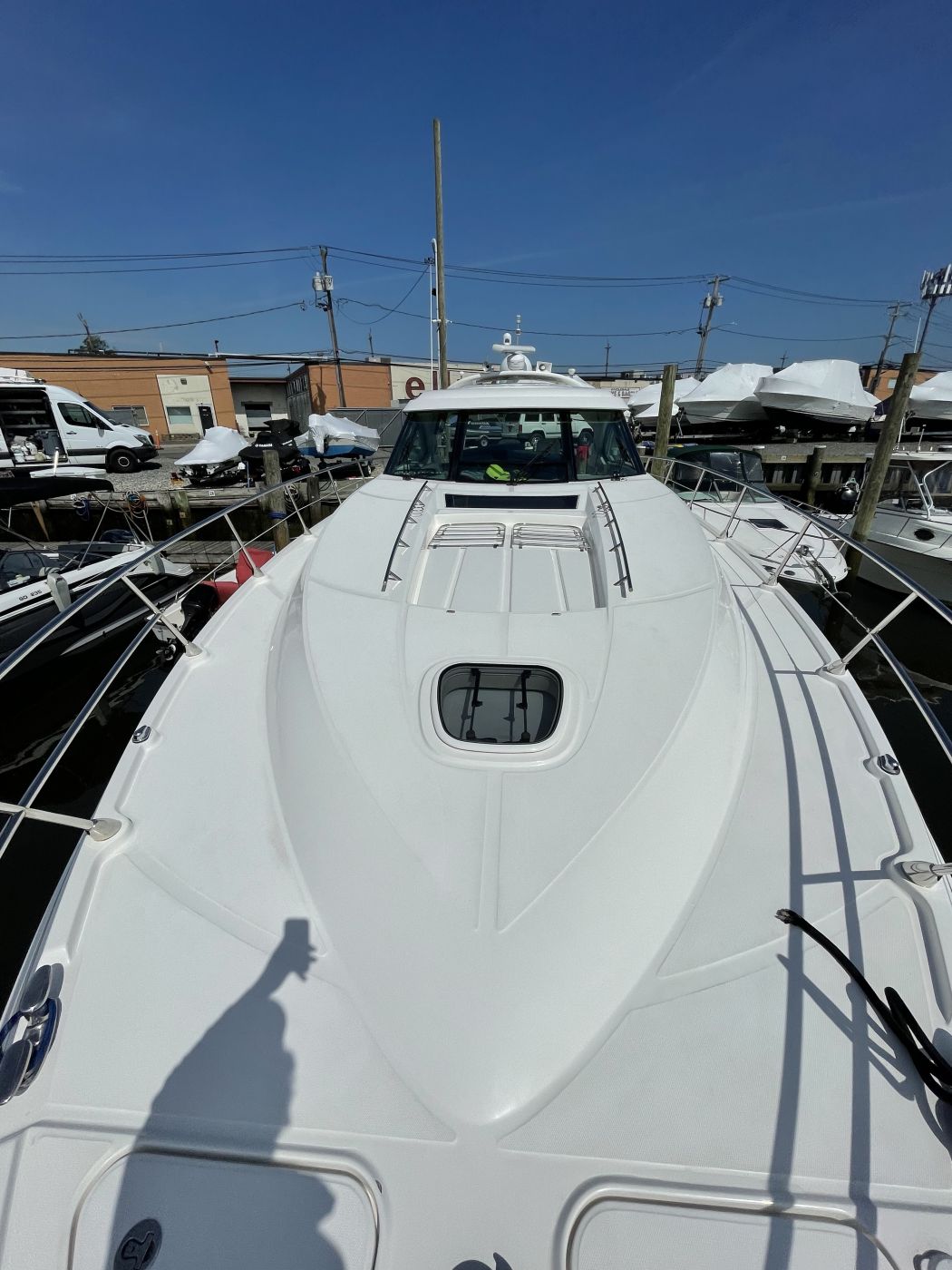54' Sea Ray Boat Cleaning
